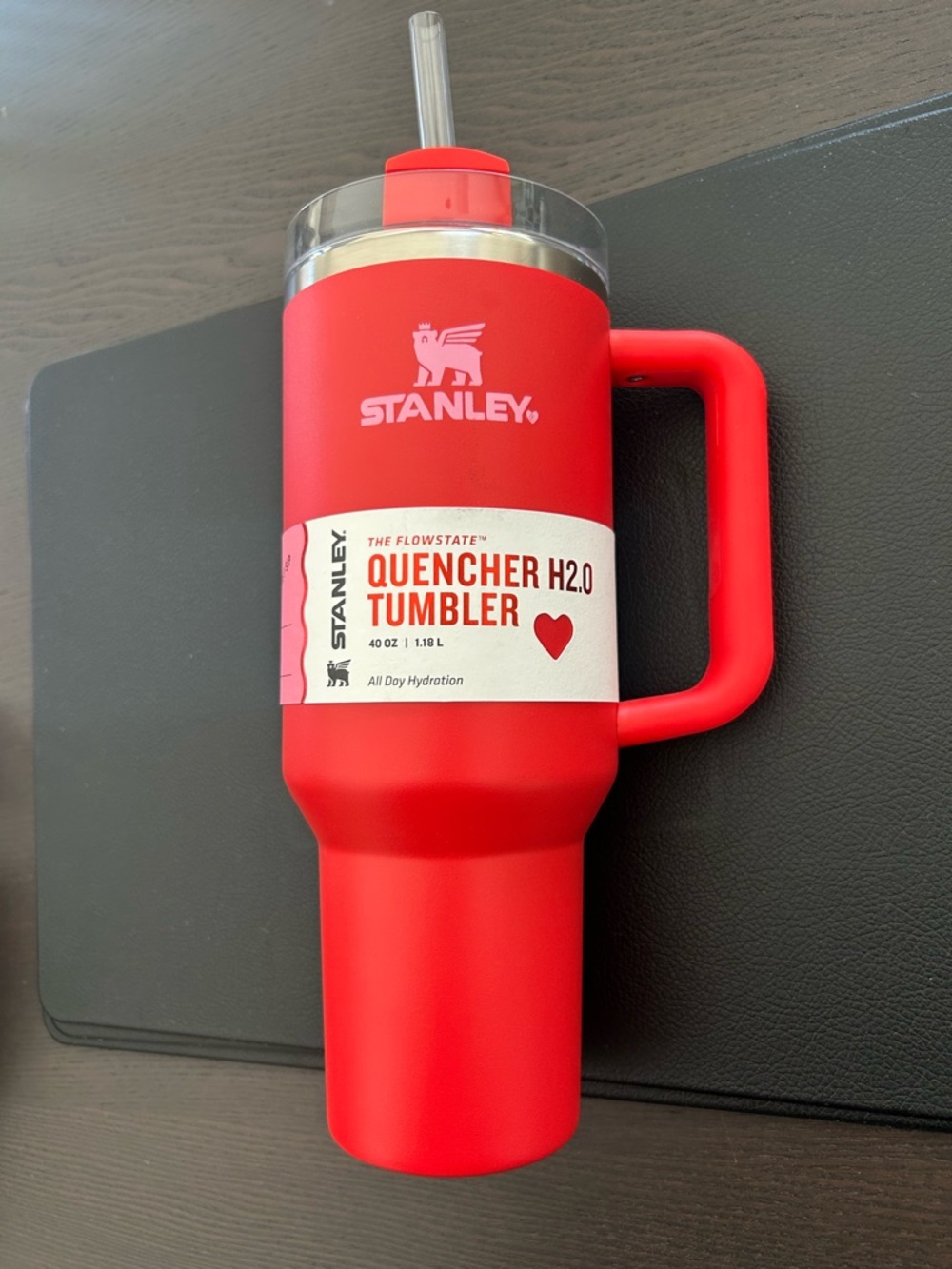 Stanley Target Red Quencher H2.0 Travel Tumbler with Handle